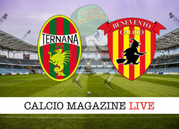 Ternana Benevento cronaca diretta live risultato in tempo reale