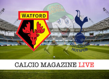 Watford Tottenham cronaca diretta live risultato in tempo reale