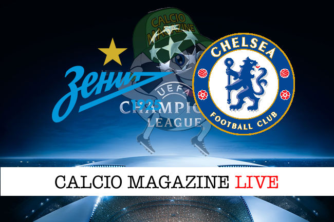 Zenit Chelsea cronaca diretta live risultato in tempo reale