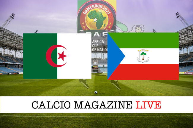 Algeria Guinea Equatoriale cronaca diretta live risultato in tempo reale