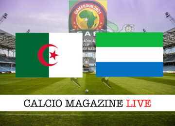 Algeria Sierra Leone cronaca diretta live risultato in tempo reale