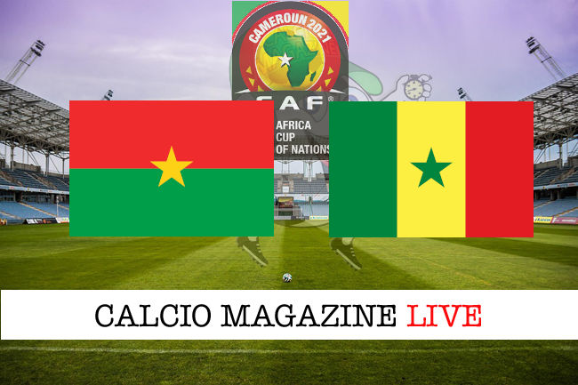 Burkina Faso Senegal cronaca diretta live risultato in tempo reale