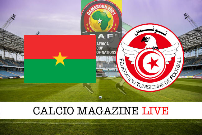 Burkina Faso Tunisia cronaca diretta live risultato in tempo reale