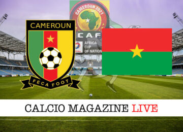 Camerun Burkina Faso cronaca diretta live risultato in tempo reale