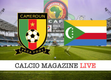 Camerun Comore cronaca diretta live risultato in tempo reale