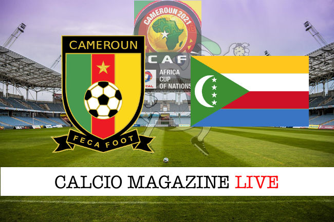 Camerun Comore cronaca diretta live risultato in tempo reale