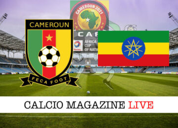 Camerun Etiopia cronaca diretta live risultato in tempo reale