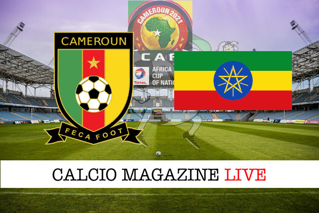 Camerun Etiopia cronaca diretta live risultato in tempo reale