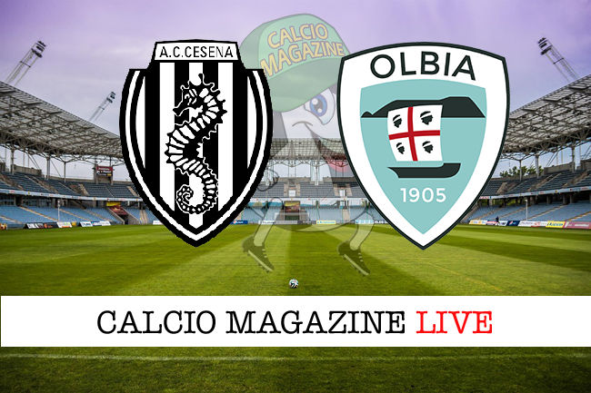 Cesena Olbia cronaca diretta live risultato in tempo reale