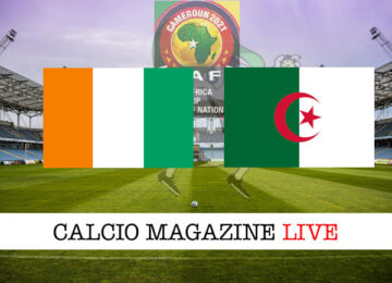 Costa D'Avorio Algeria cronaca diretta live risultato in tempo reale