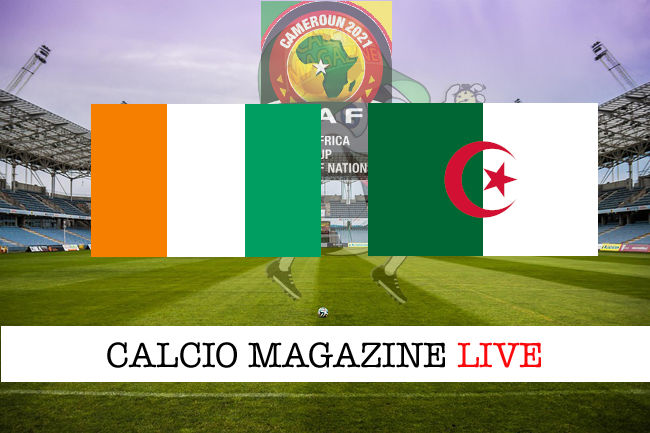Costa D'Avorio Algeria cronaca diretta live risultato in tempo reale