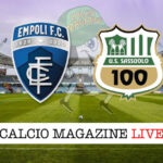 Empoli Sassuolo cronaca diretta live risultato in tempo reale