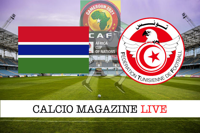 Gambia Tunisia cronaca diretta live risultato in tempo reale