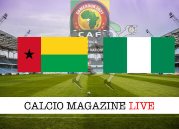 Guinea Bissau Nigeria cronaca diretta live risultato in tempo reale