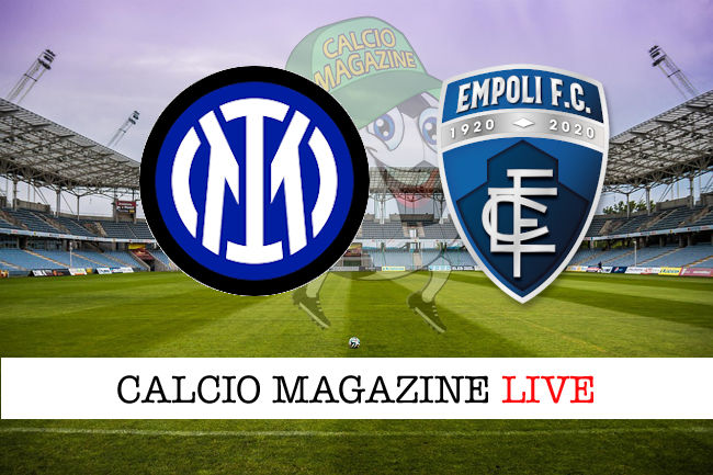 Inter Empoli cronaca diretta live risultato in tempo reale