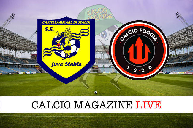 Juve Stabia Foggia cronaca diretta live risultato in tempo reale