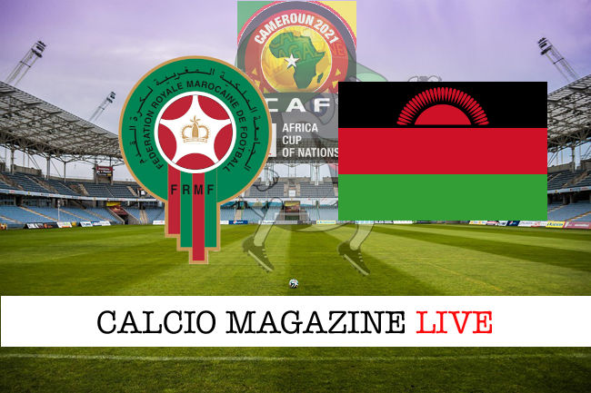 Marocco Malawi cronaca diretta live risultato in tempo reale