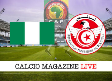 Nigeria Tunisia cronaca diretta live risultato in tempo reale