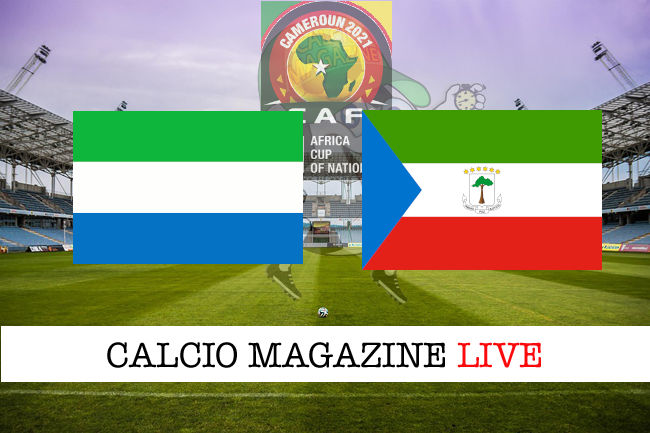 Sierra Leone Guinea Equatoriale cronaca diretta live risultato in tempo reale