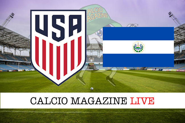 USA El Salvador cronaca diretta live risultato in tempo reale