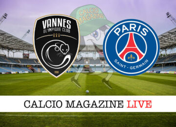 Vannes PSG cronaca diretta live risultato in tempo reale