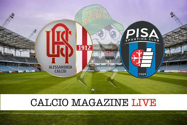 Alessandria Pisa cronaca diretta live risultato in tempo reale