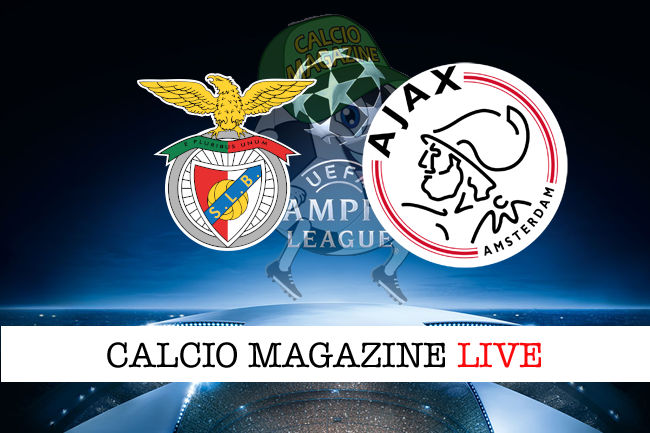 Benfica Ajax cronaca diretta live risultato in tempo reale