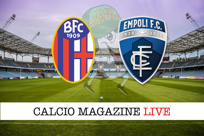 Bologna Empoli cronaca diretta live risultato in tempo reale