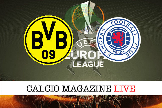 Borussia Dortmund Rangers cronaca diretta live risultato in tempo reale