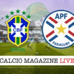 Brasile Paraguay cronaca diretta live risultato in tempo reale