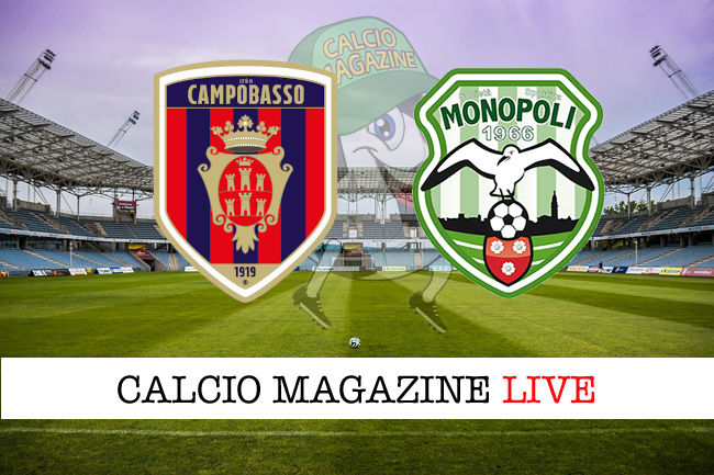 Campbasso Monopoli cronaca diretta live risultato in tempo reale