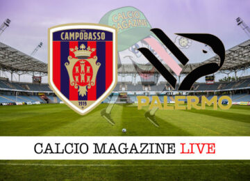Campobasso Palermo cronaca diretta live risultato in tempo reale