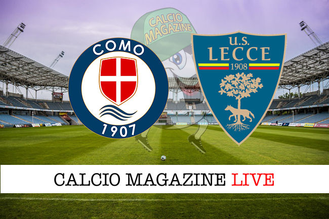 Como Lecce cronaca diretta live risultato in tempo reale