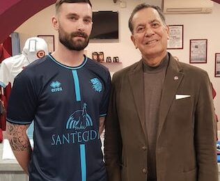 Danilo Pasqualoni e il presidente Pier Luigi Betturri