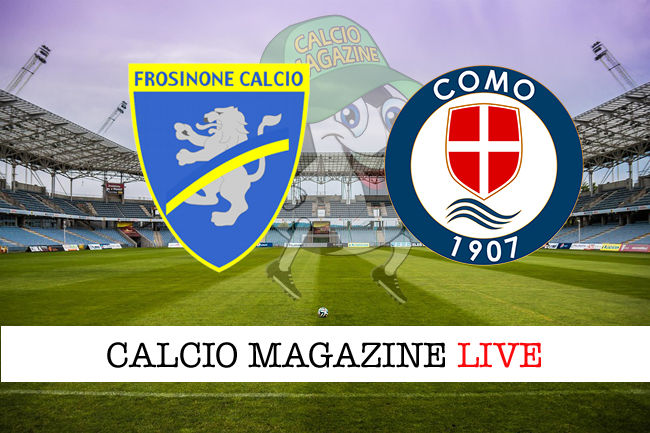 Frosinone Como cronaca diretta live risultato in tempo reale