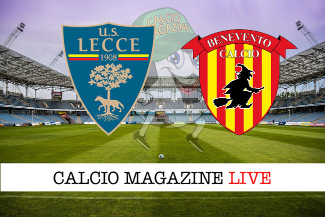 Lecce Benevento cronaca diretta live risultato in tempo reale