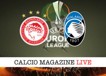 Olympiakos Atalanta cronaca diretta live risultato in tempo reale