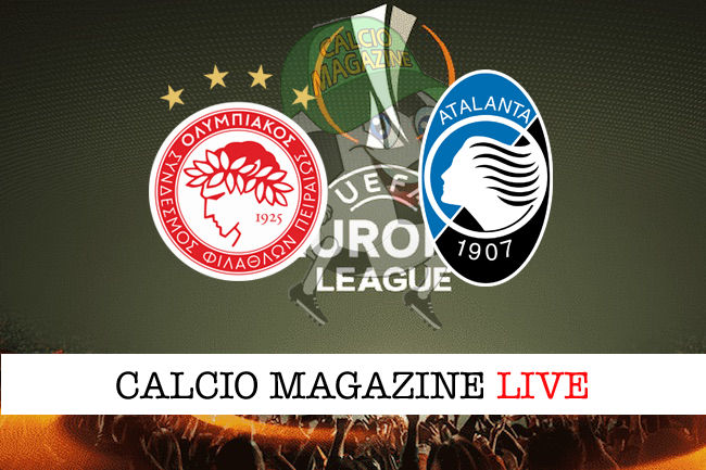 Olympiakos Atalanta cronaca diretta live risultato in tempo reale