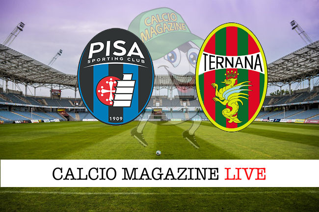 Pisa Ternana cronaca diretta live risultato in tempo reale