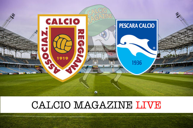 Reggiana Pescara cronaca diretta live risultato in tempo reale