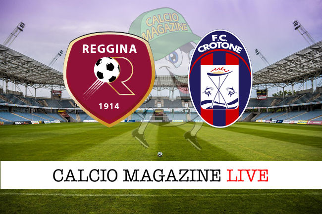 Reggina Crotone cronaca diretta live risultato in tempo reale