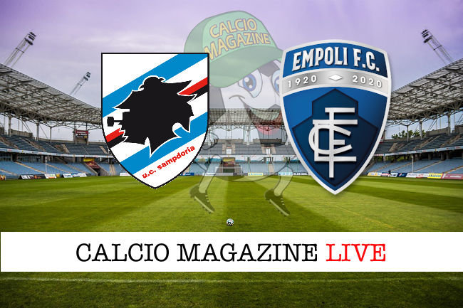 Sampdoria Empoli cronaca diretta live risultato in tempo reale