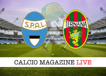 SPAL Ternana cronaca diretta live risultato in tempo reale