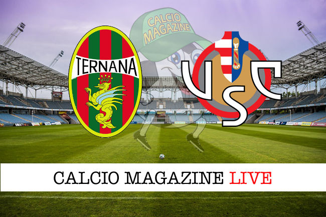 Ternana Cremonese cronaca diretta live risultato in tempo reale