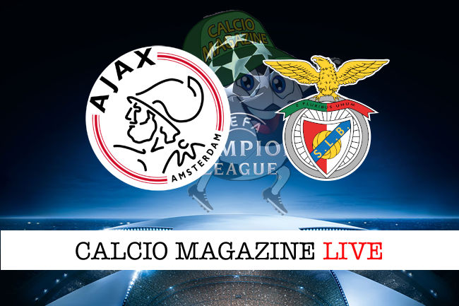 Ajax Benfica cronaca diretta live risultato in campo reale