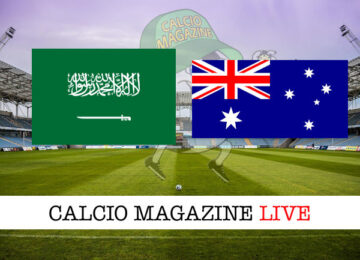 Arabia Saudita Australia cronaca diretta live risultato in tempo reale