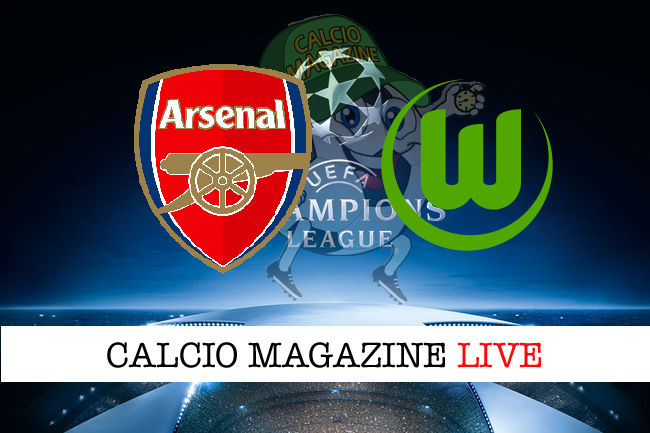 Arsenal Wolfsburg cronaca diretta live risultato in campo reale