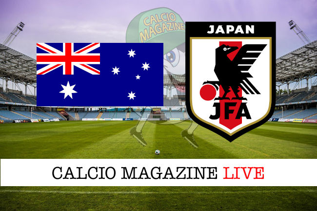 Australia Giappone cronaca diretta live risultato in campo reale
