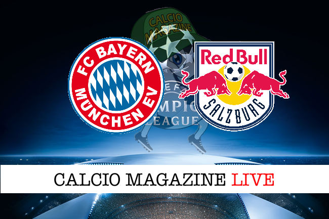 Bayern Monaco Salisburgo cronaca diretta live risultato in campo reale