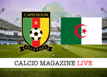 Camerun Algeria cronaca diretta live risultato in campo reale